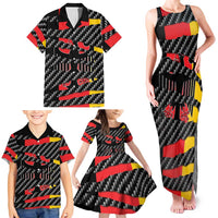 Germany Beast Family Matching Tank Maxi Dress and Hawaiian Shirt Ripped Flag Graphic - Wonder Print Shop
