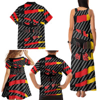 Germany Beast Family Matching Tank Maxi Dress and Hawaiian Shirt Ripped Flag Graphic - Wonder Print Shop