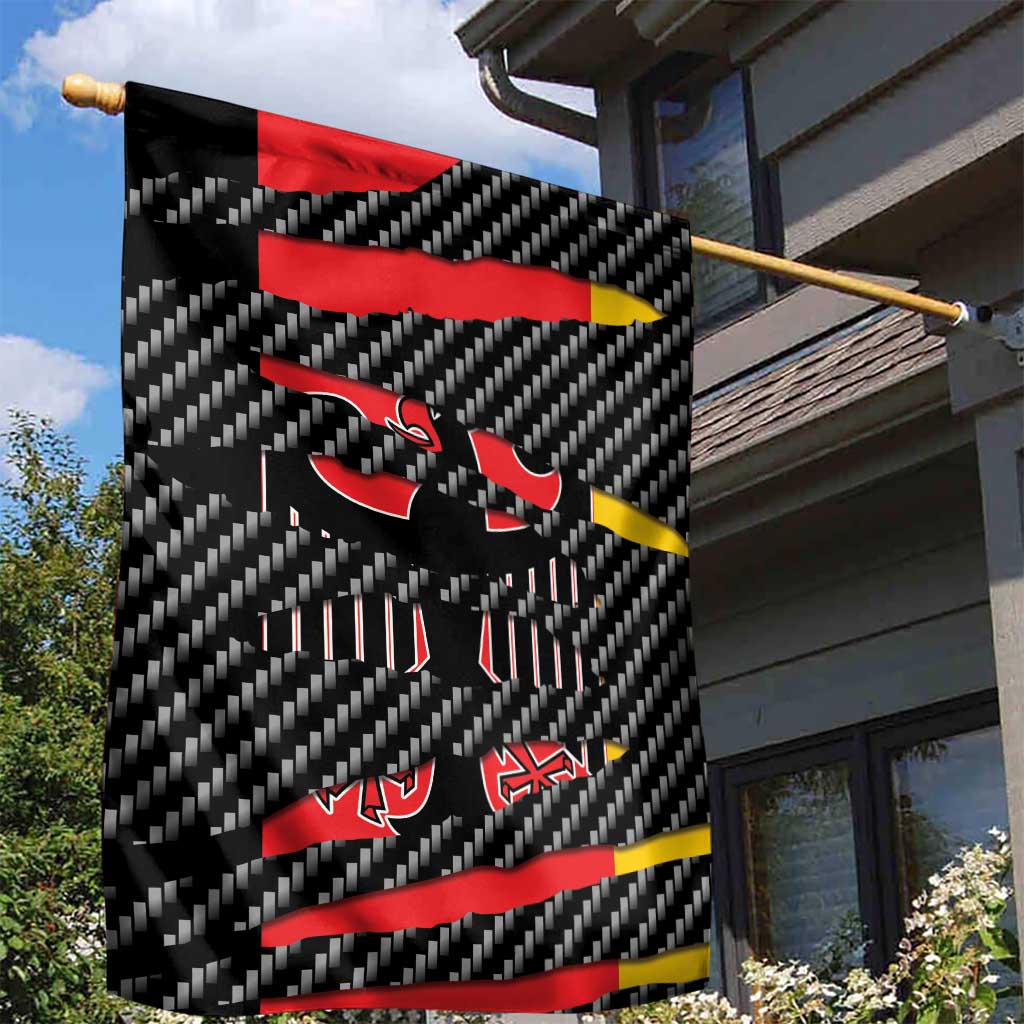 Germany Beast Garden Flag Ripped Flag Graphic - Wonder Print Shop