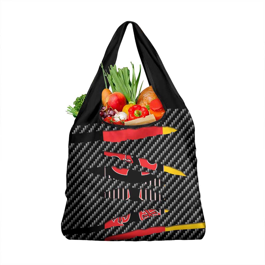 Germany Beast Grocery Bag Ripped Flag Graphic - Wonder Print Shop
