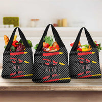 Germany Beast Grocery Bag Ripped Flag Graphic - Wonder Print Shop