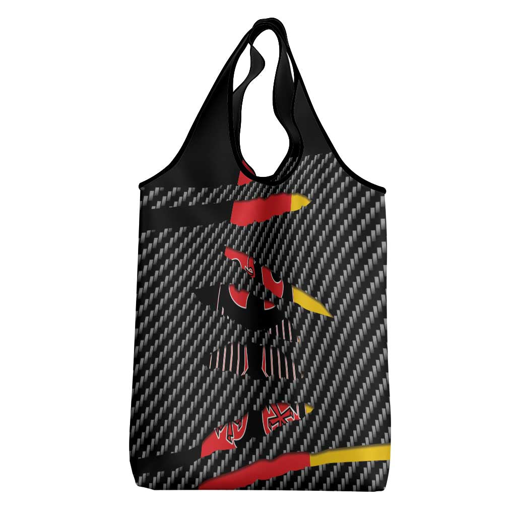 Germany Beast Grocery Bag Ripped Flag Graphic - Wonder Print Shop