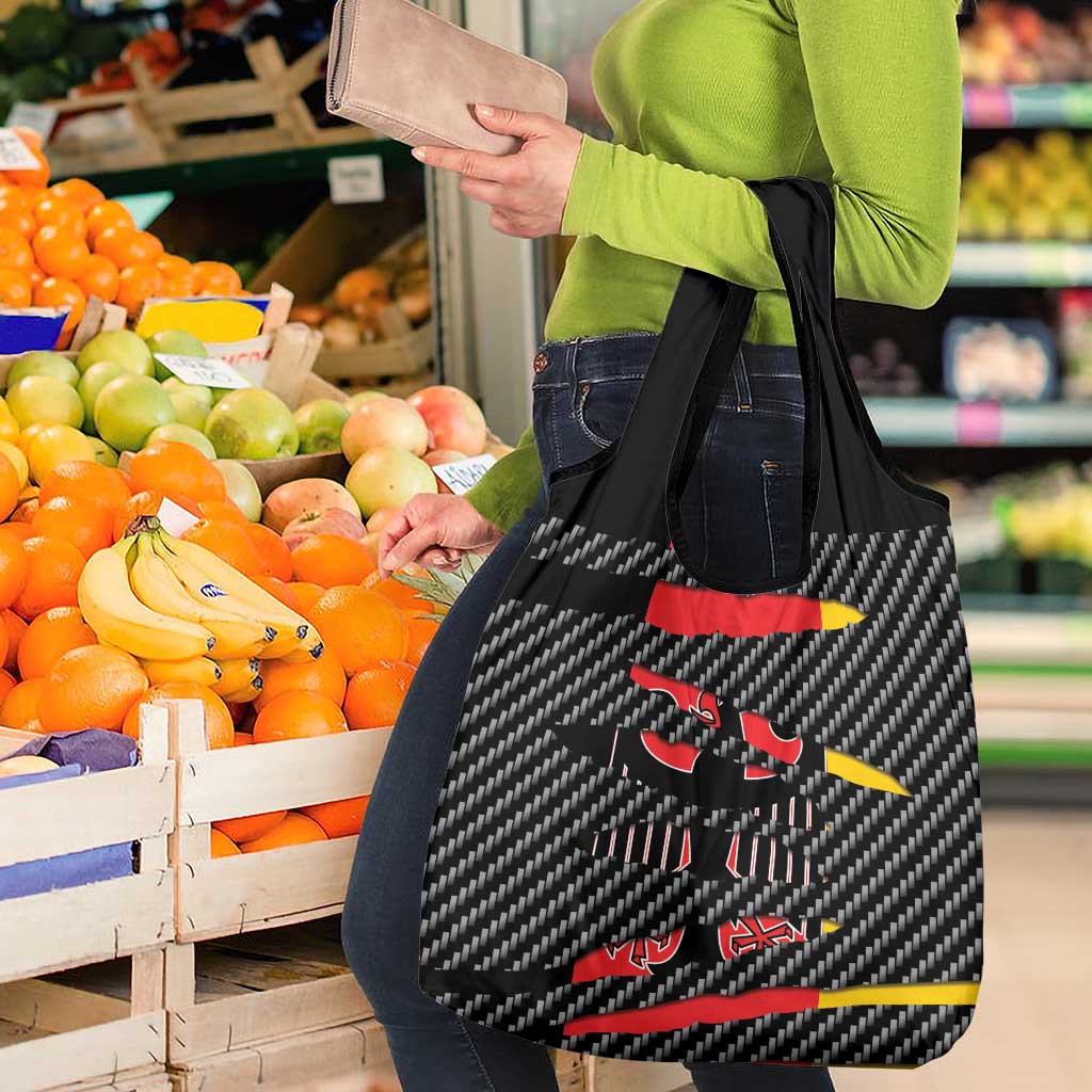 Germany Beast Grocery Bag Ripped Flag Graphic - Wonder Print Shop