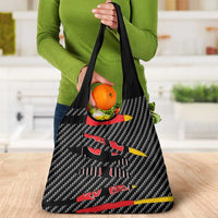 Germany Beast Grocery Bag Ripped Flag Graphic - Wonder Print Shop