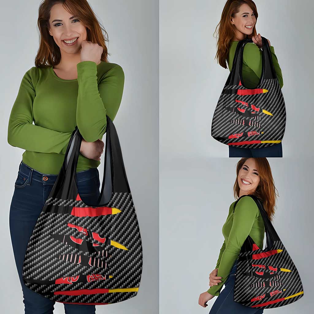 Germany Beast Grocery Bag Ripped Flag Graphic - Wonder Print Shop