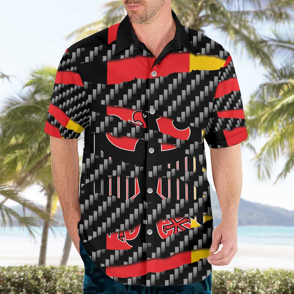 Germany Beast Hawaiian Shirt Ripped Flag Graphic - Wonder Print Shop