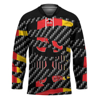 Germany Beast Hockey Jersey Ripped Flag Graphic - Wonder Print Shop
