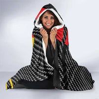 Germany Beast Hooded Blanket Ripped Flag Graphic - Wonder Print Shop