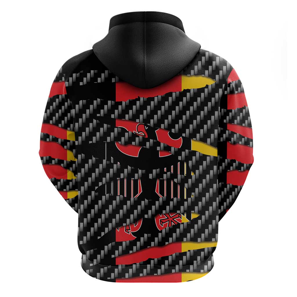 Germany Beast Hoodie Ripped Flag Graphic - Wonder Print Shop