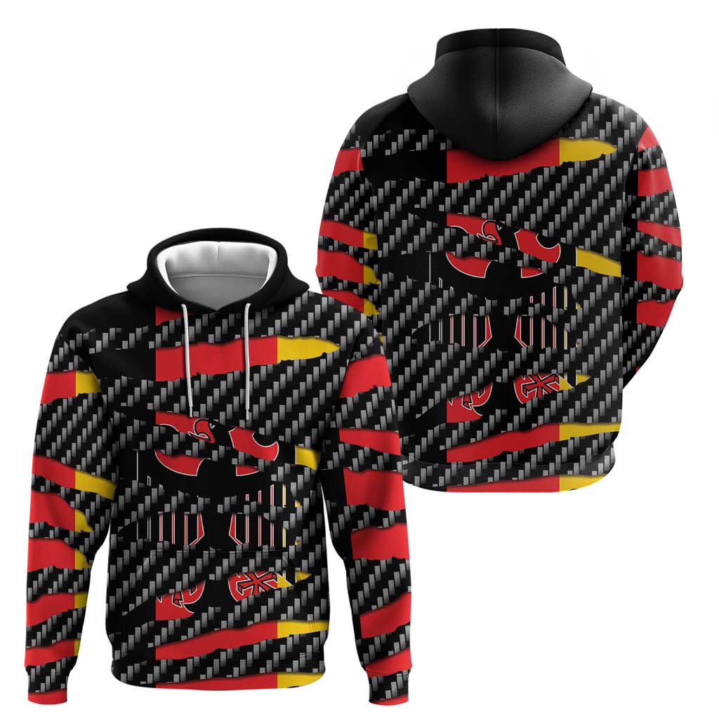 Germany Beast Hoodie Ripped Flag Graphic - Wonder Print Shop