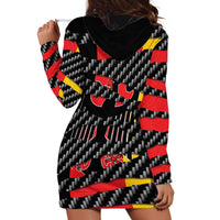 Germany Beast Hoodie Dress Ripped Flag Graphic - Wonder Print Shop