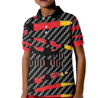 Germany Beast Kid Polo Shirt Ripped Flag Graphic - Wonder Print Shop