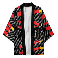 Germany Beast Kimono Ripped Flag Graphic - Wonder Print Shop