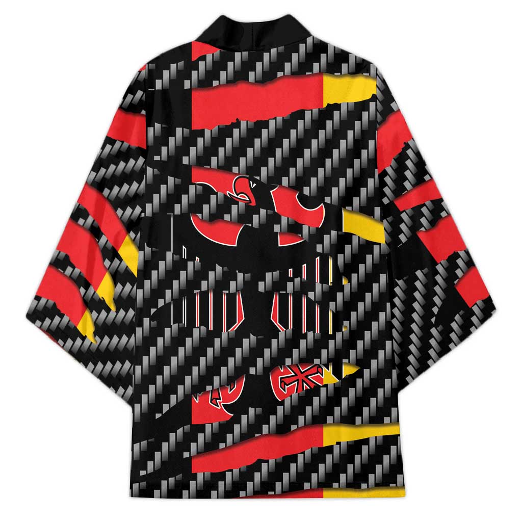 Germany Beast Kimono Ripped Flag Graphic - Wonder Print Shop