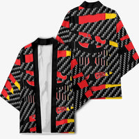 Germany Beast Kimono Ripped Flag Graphic - Wonder Print Shop