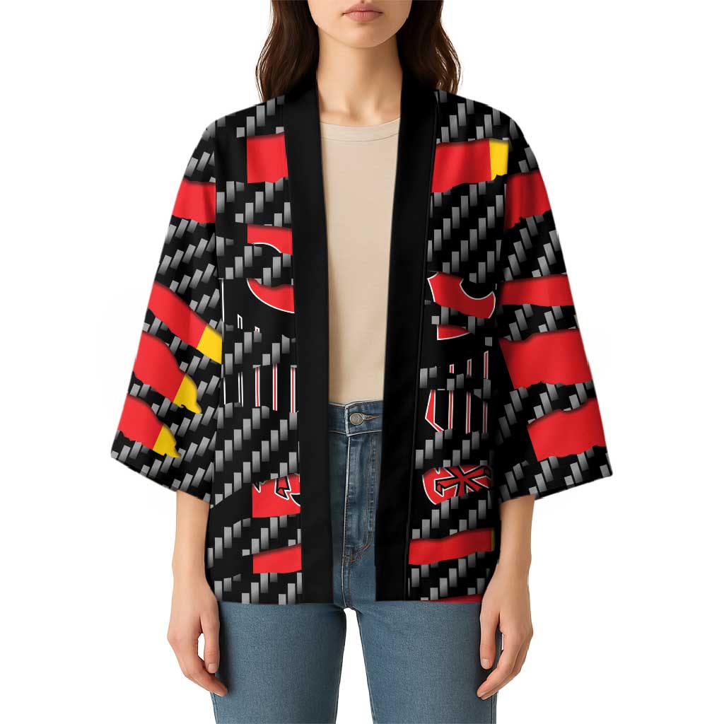 Germany Beast Kimono Ripped Flag Graphic - Wonder Print Shop