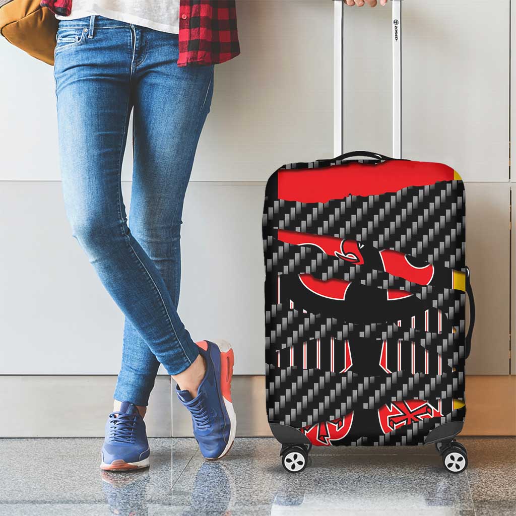 Germany Beast Luggage Cover Ripped Flag Graphic - Wonder Print Shop