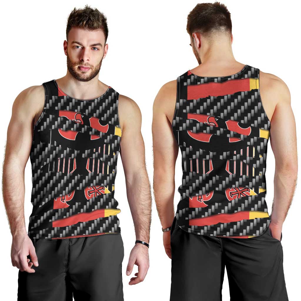 Germany Beast Men Tank Top Ripped Flag Graphic - Wonder Print Shop