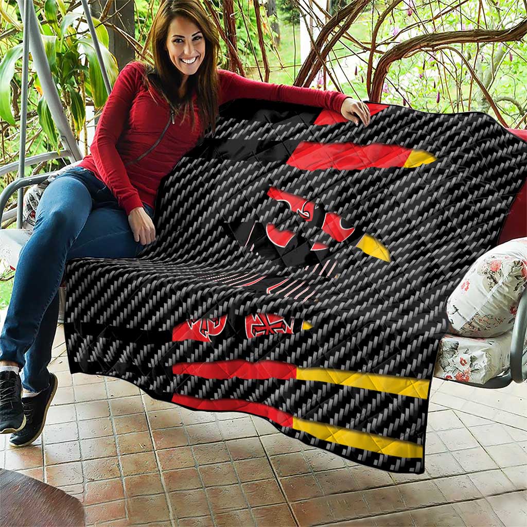 Germany Beast Quilt Ripped Flag Graphic - Wonder Print Shop