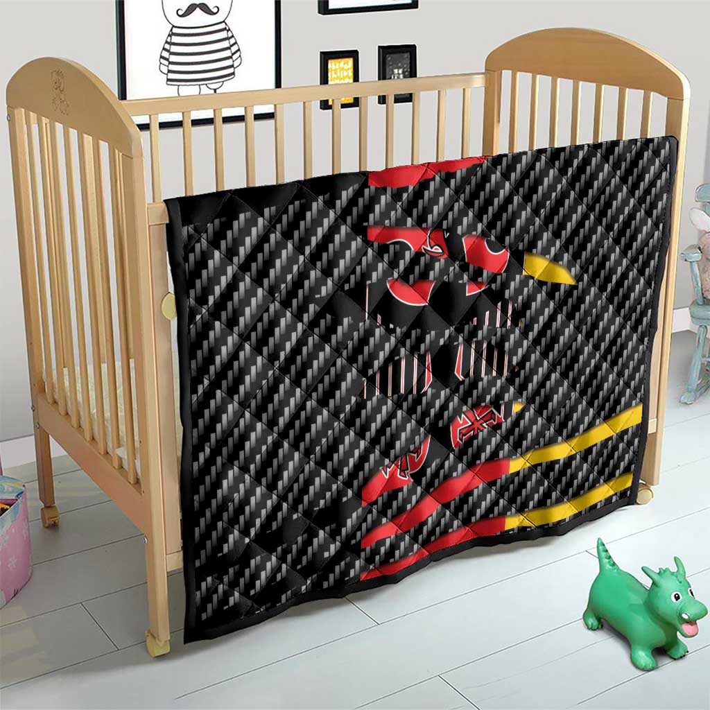 Germany Beast Quilt Ripped Flag Graphic - Wonder Print Shop