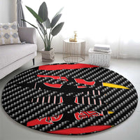 Germany Beast Round Carpet Ripped Flag Graphic - Wonder Print Shop