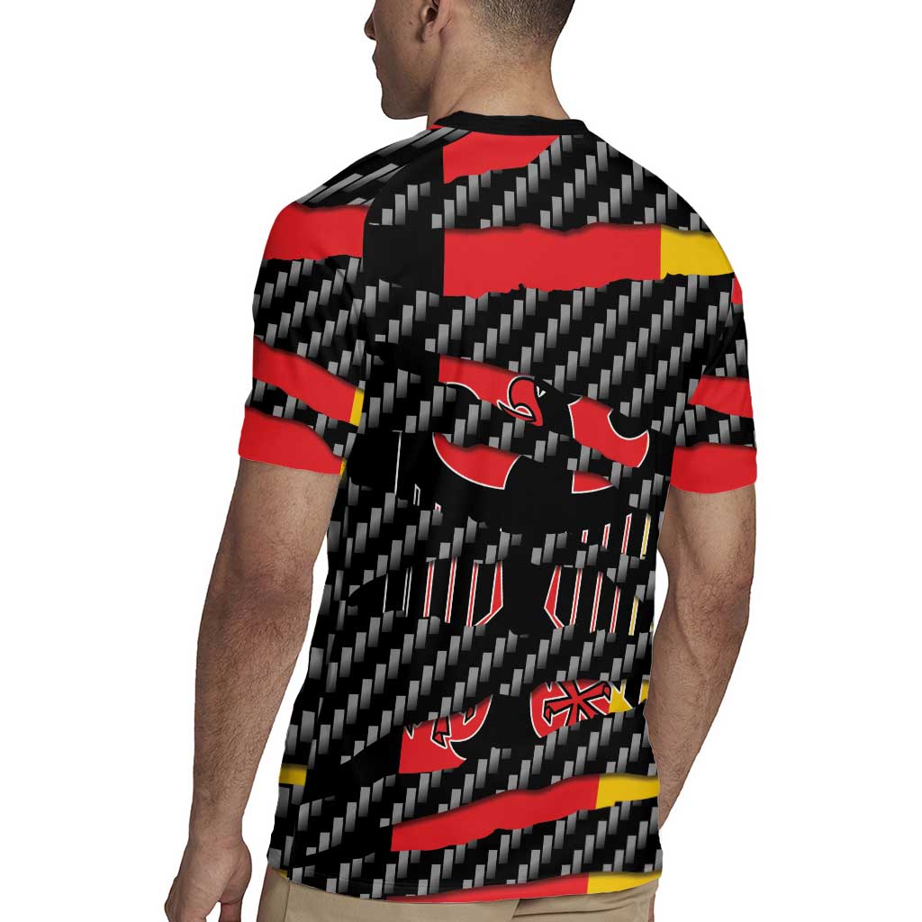 Germany Beast Rugby Jersey Ripped Flag Graphic - Wonder Print Shop