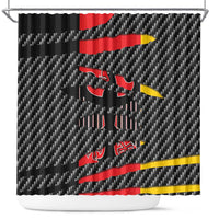 Germany Beast Shower Curtain Ripped Flag Graphic - Wonder Print Shop