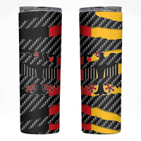 Germany Beast Skinny Tumbler Ripped Flag Graphic - Wonder Print Shop