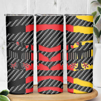 Germany Beast Skinny Tumbler Ripped Flag Graphic - Wonder Print Shop