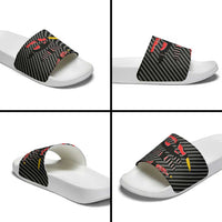 Germany Beast Slide Sandals Ripped Flag Graphic - Wonder Print Shop