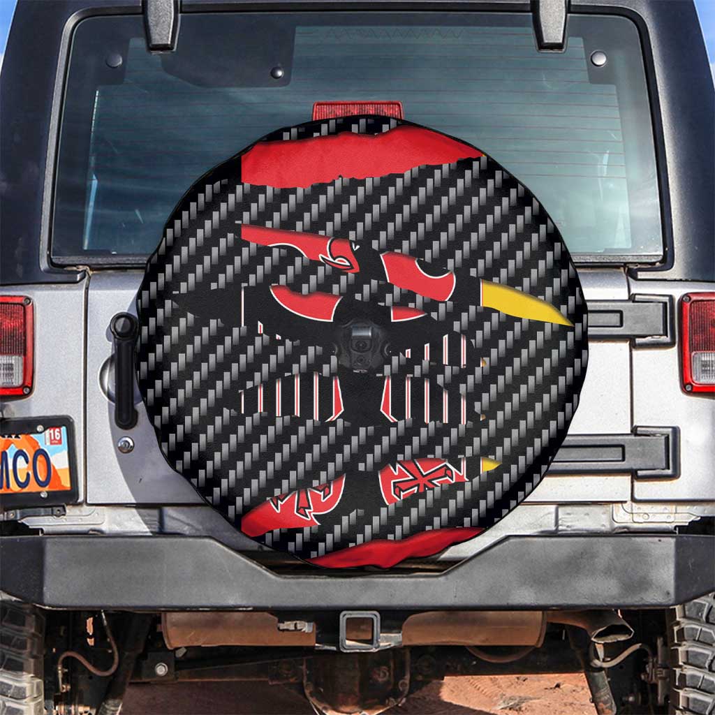 Germany Beast Spare Tire Cover Ripped Flag Graphic - Wonder Print Shop