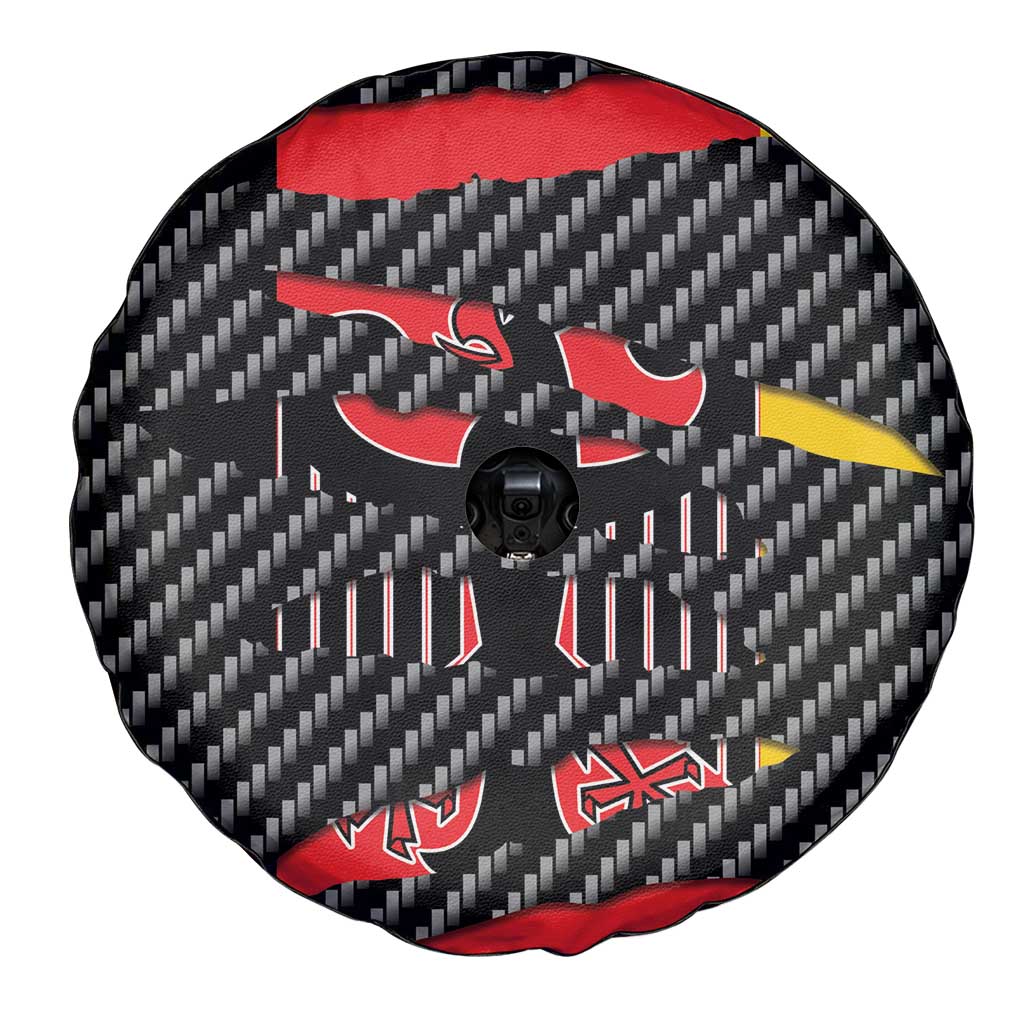 Germany Beast Spare Tire Cover Ripped Flag Graphic - Wonder Print Shop
