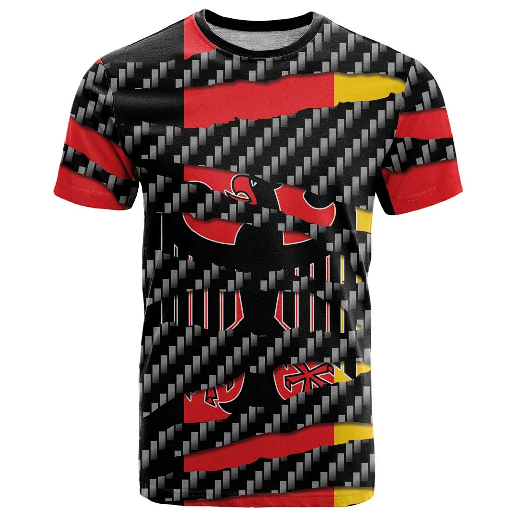 Germany Beast T Shirt Ripped Flag Graphic - Wonder Print Shop