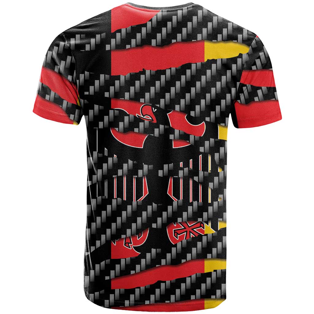 Germany Beast T Shirt Ripped Flag Graphic - Wonder Print Shop