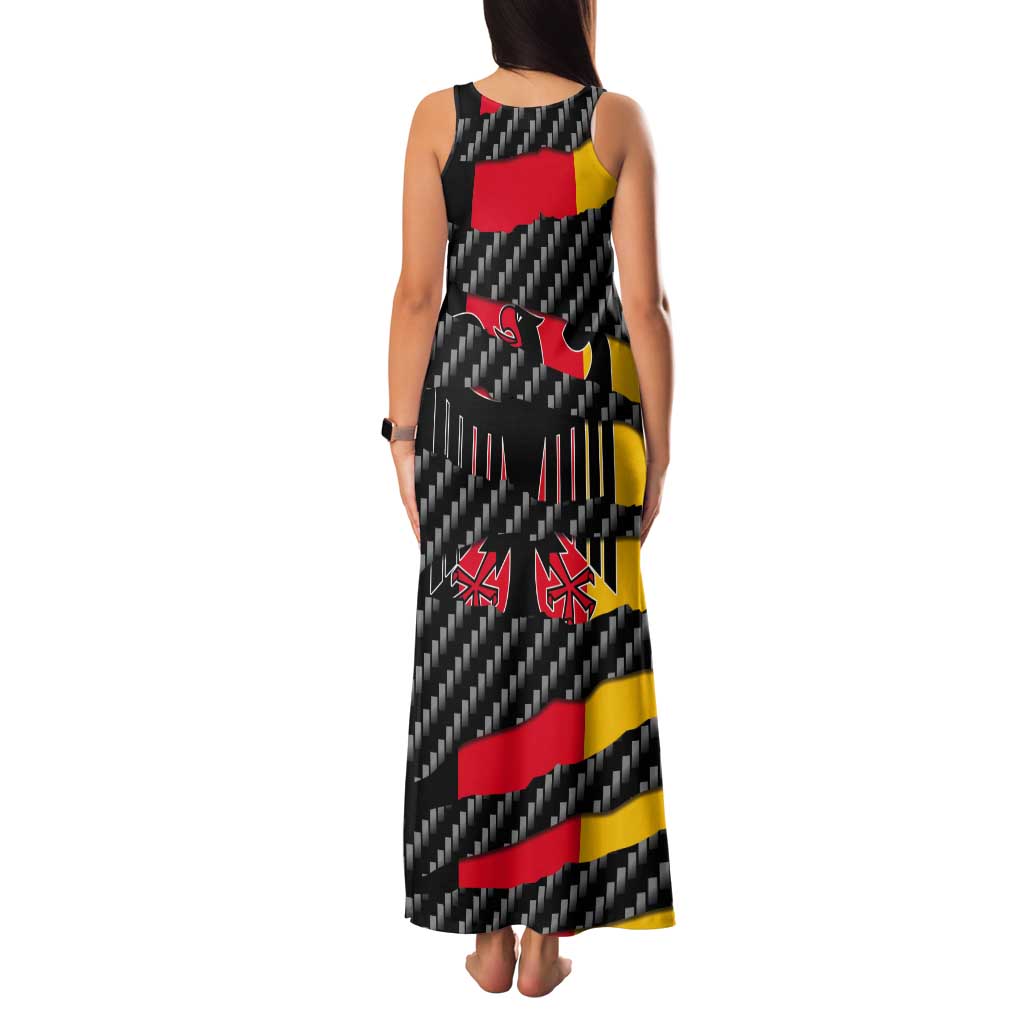 Germany Beast Tank Maxi Dress Ripped Flag Graphic - Wonder Print Shop