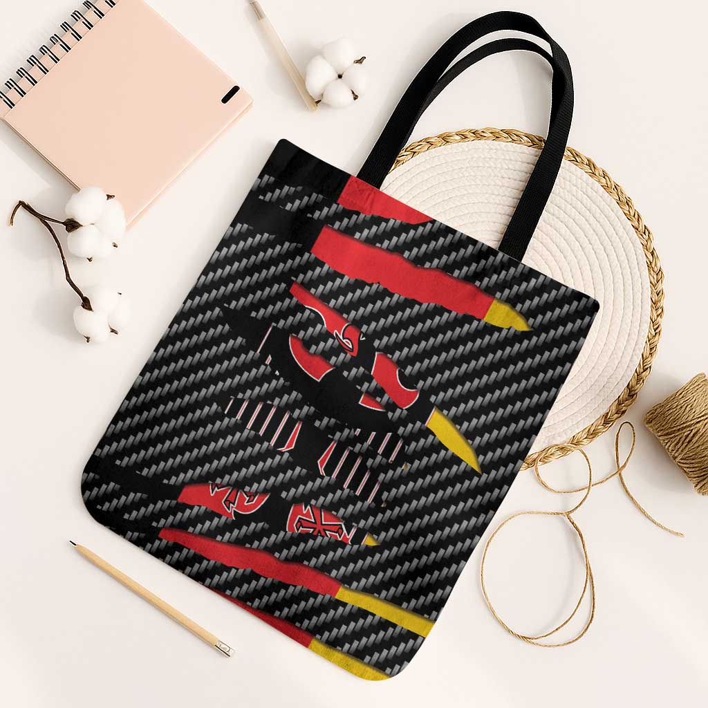 Germany Beast Tote Bag Ripped Flag Graphic - Wonder Print Shop