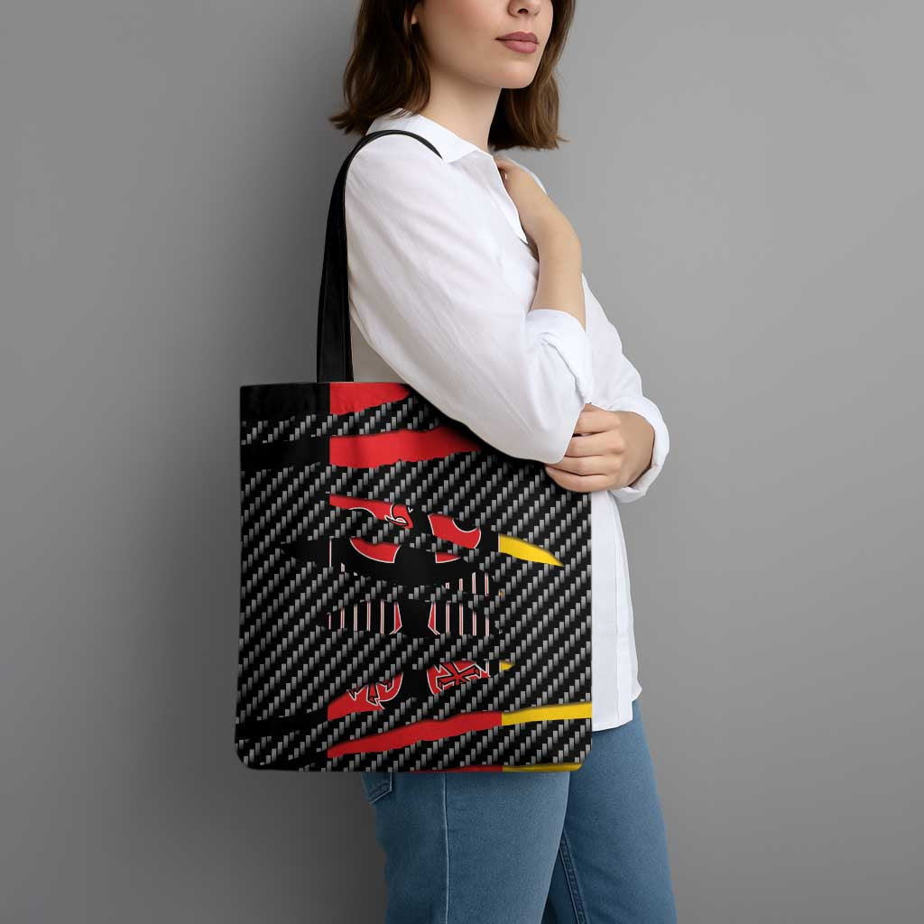 Germany Beast Tote Bag Ripped Flag Graphic - Wonder Print Shop