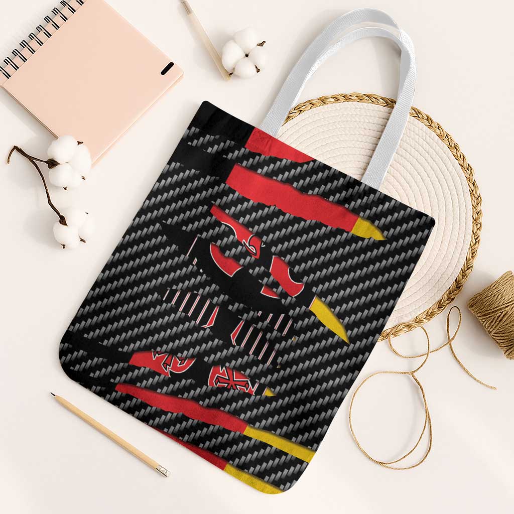 Germany Beast Tote Bag Ripped Flag Graphic - Wonder Print Shop
