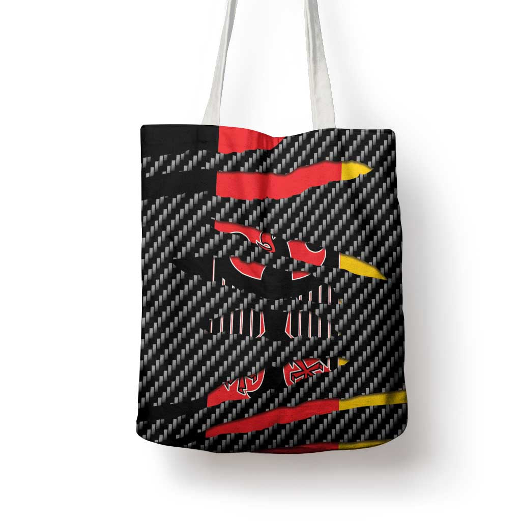 Germany Beast Tote Bag Ripped Flag Graphic - Wonder Print Shop