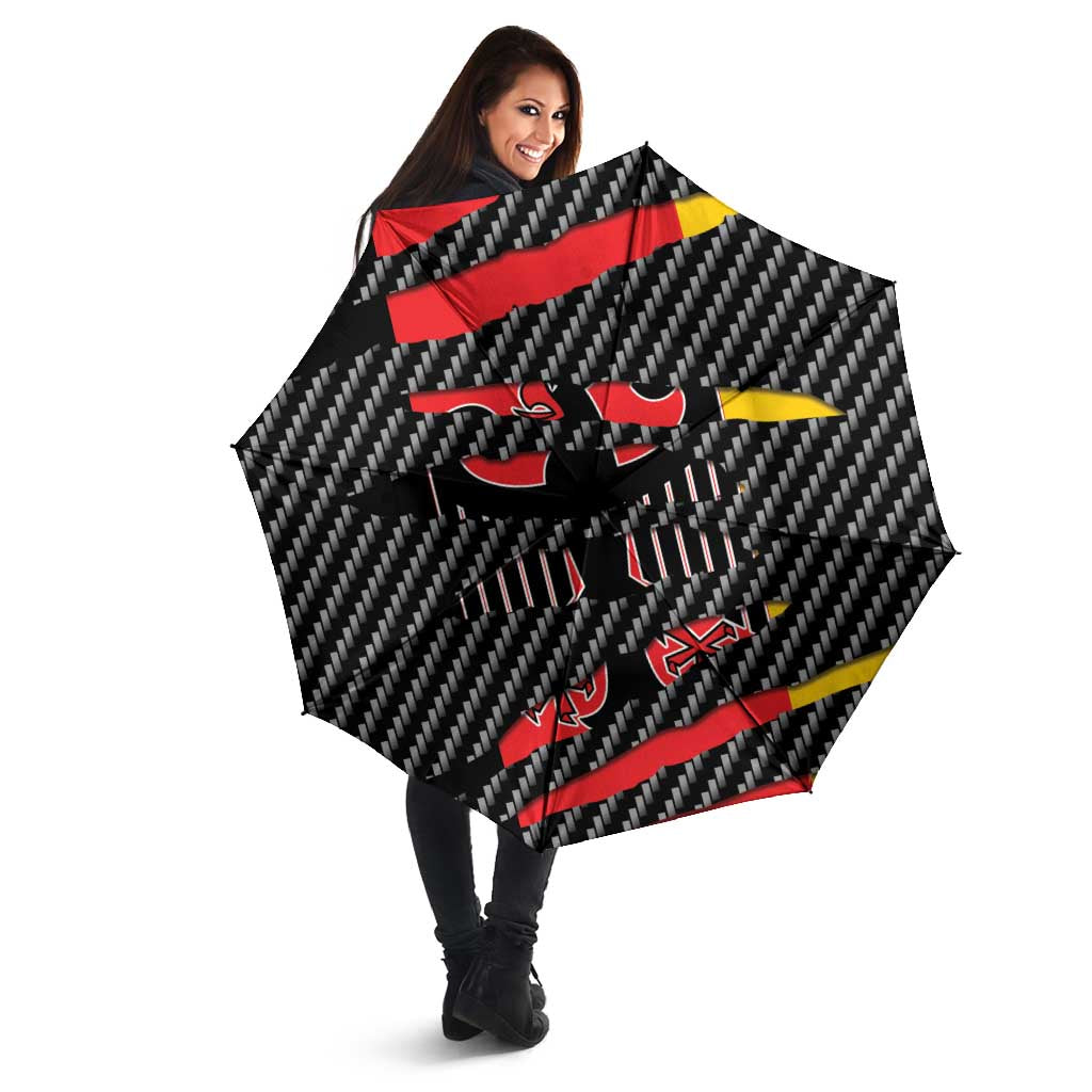 Germany Beast Umbrella Ripped Flag Graphic - Wonder Print Shop