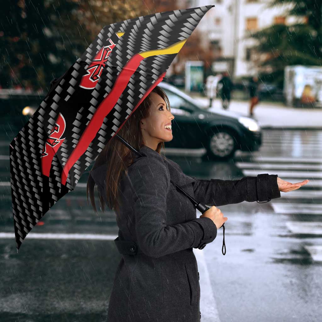 Germany Beast Umbrella Ripped Flag Graphic - Wonder Print Shop