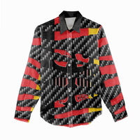 Germany Beast Women Casual Shirt Ripped Flag Graphic - Wonder Print Shop