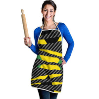 Jamaica Beast Apron Ripped Flag Graphic - Wonder Print Shop