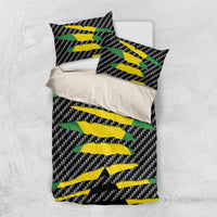 Jamaica Beast Bedding Set Ripped Flag Graphic - Wonder Print Shop