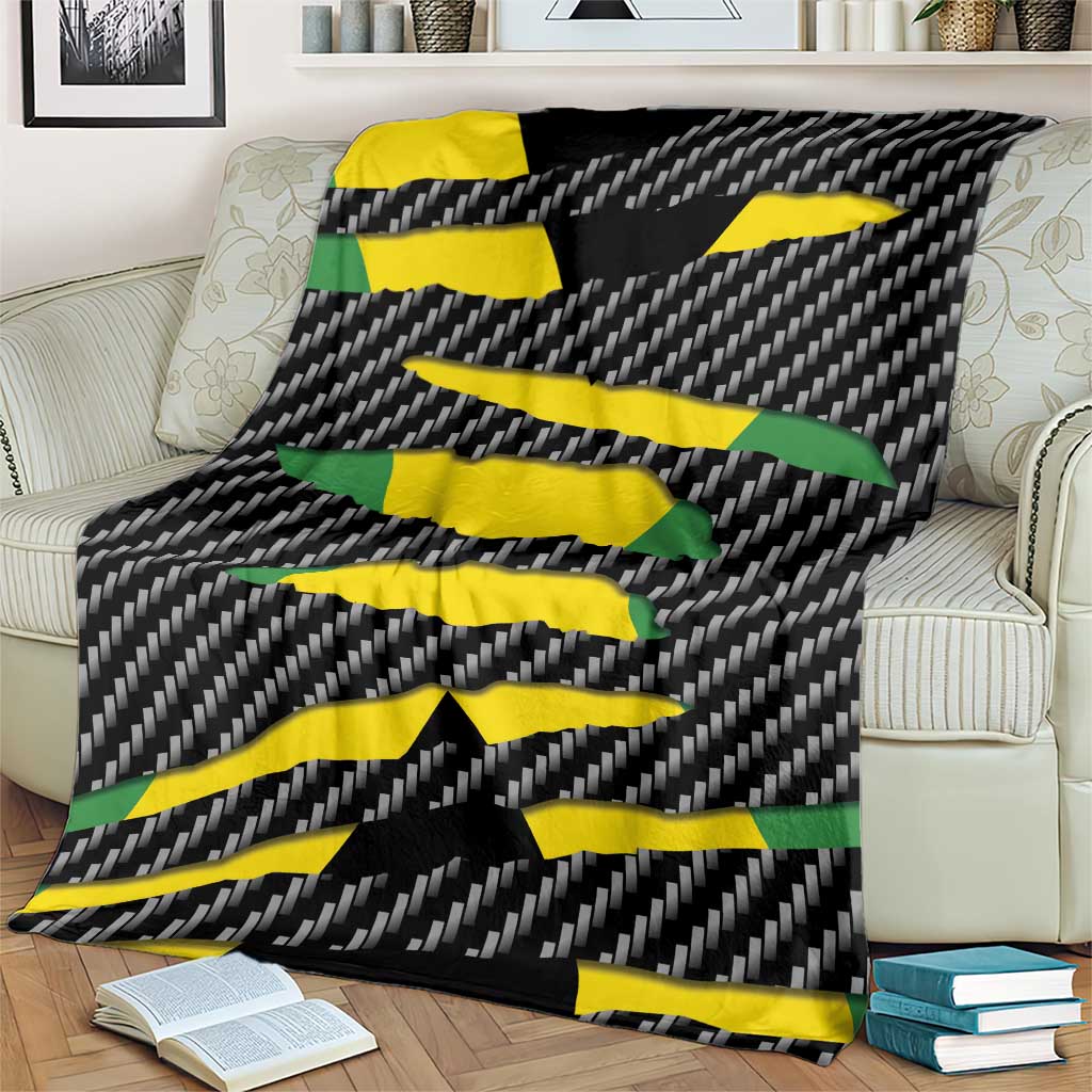 Jamaica Beast Blanket Ripped Flag Graphic - Wonder Print Shop