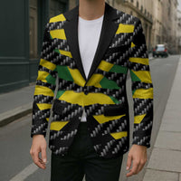 Jamaica Beast Blazer Ripped Flag Graphic - Wonder Print Shop