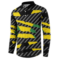Jamaica Beast Button Sweatshirt Ripped Flag Graphic - Wonder Print Shop