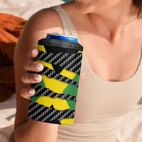 Jamaica Beast 4 in 1 Can Cooler Tumbler Ripped Flag Graphic - Wonder Print Shop