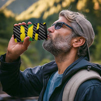 Jamaica Beast 4 in 1 Can Cooler Tumbler Ripped Flag Graphic - Wonder Print Shop