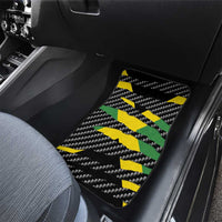 Jamaica Beast Car Mats Ripped Flag Graphic - Wonder Print Shop